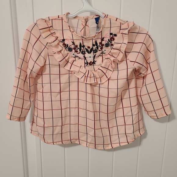🌟5/$25 Baby Blouse Size 9-12 Months - Picture 1 of 7